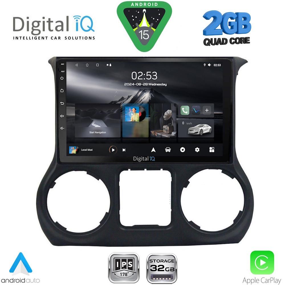 RSD1295_15 DIGITAL IQ RSD 1295_CPA (10inc) MULTIMEDIA TABLET for JEEP WRANGLER mod. 2011-2014 - Image 1