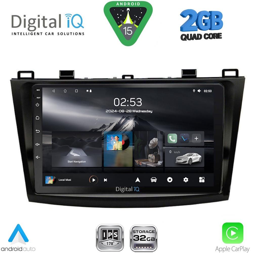RSD1366_15 DIGITAL IQ RSD 1366_CPA (9inc) MULTIMEDIA TABLET for MAZDA 3 mod. 2009-2014 - Image 1