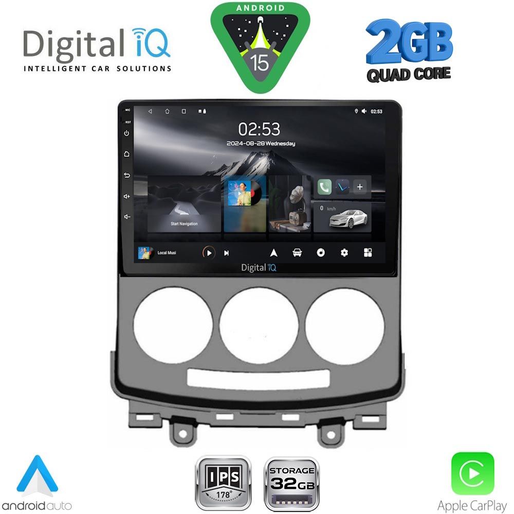 RSD1370_15 DIGITAL IQ RSD 1370_CPA (9inc) MULTIMEDIA TABLET for MAZDA 5 mod. 2004-2010 - Image 1