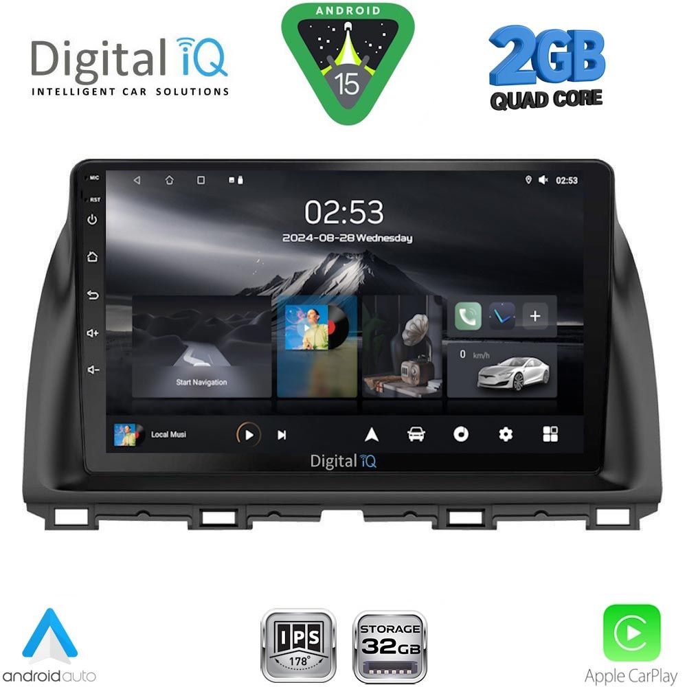 RSD1380_15 DIGITAL IQ RSD 1380_CPA (10inc) MULTIMEDIA TABLET for MAZDA CX5 mod. 2013-2017 - Image 1