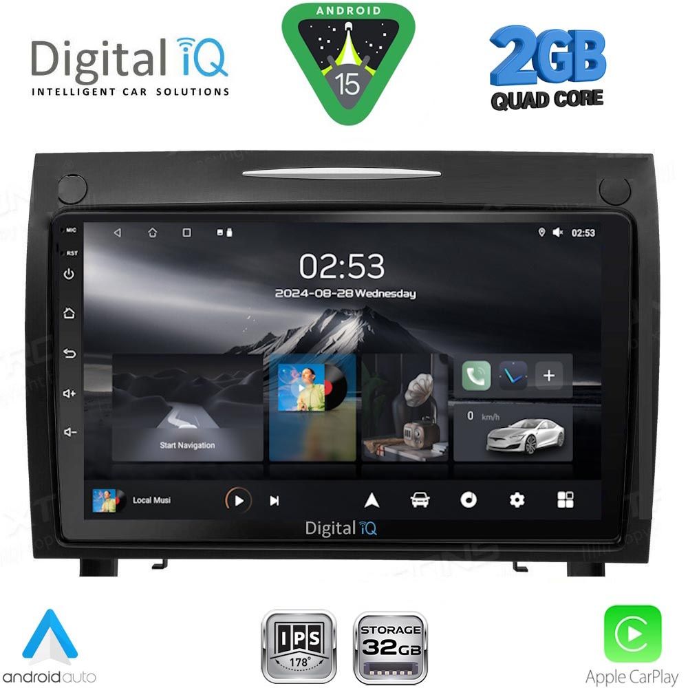 RSD1419_15 DIGITAL IQ RSD 1419_CPA (9inc) MULTIMEDIA TABLET for MERCEDES SLK R171 mod. 2004-2010 - Image 1