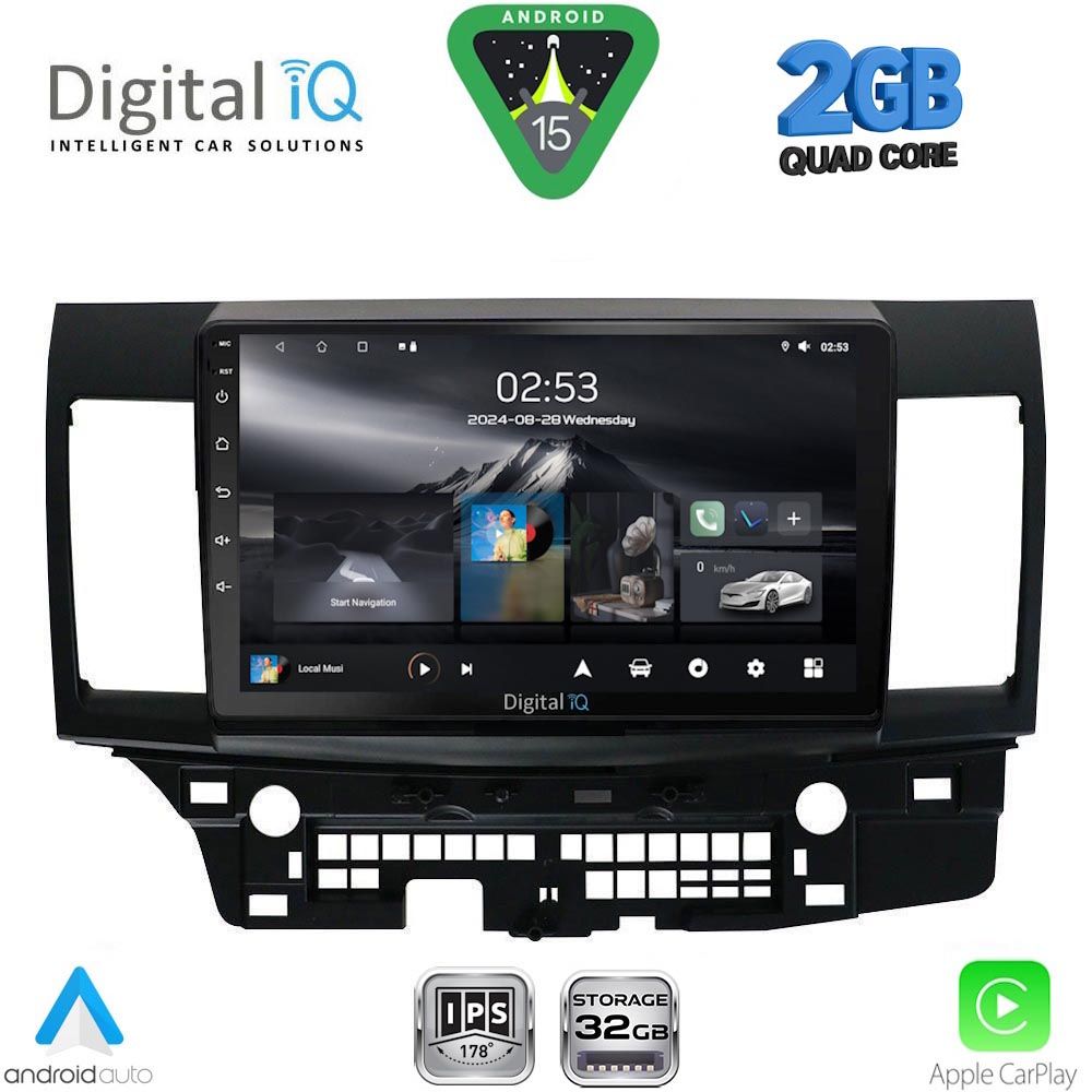 RSD1434_15 DIGITAL IQ RSD 1434_CPA (10inc) MULTIMEDIA TABLET for MITSUBISHI LANCER mod. 2008-2017 - Image 1