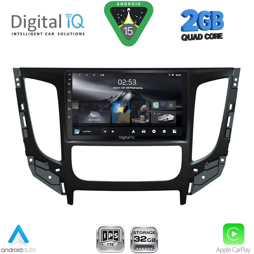 RSD1437CL_15 DIGITAL IQ RSD 1437_CPA CLIMA (9inc) MULTIMEDIA TABLET for MITSUBISHI L200 mod. 2015-2019 with CLIMA - Image 1