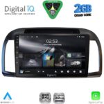 DIGITAL IQ RSD 1457BL_CPA (9inc) MULTIMEDIA TABLET for NISSAN MICRA K12 mod. 2002-2010 (BLACK)