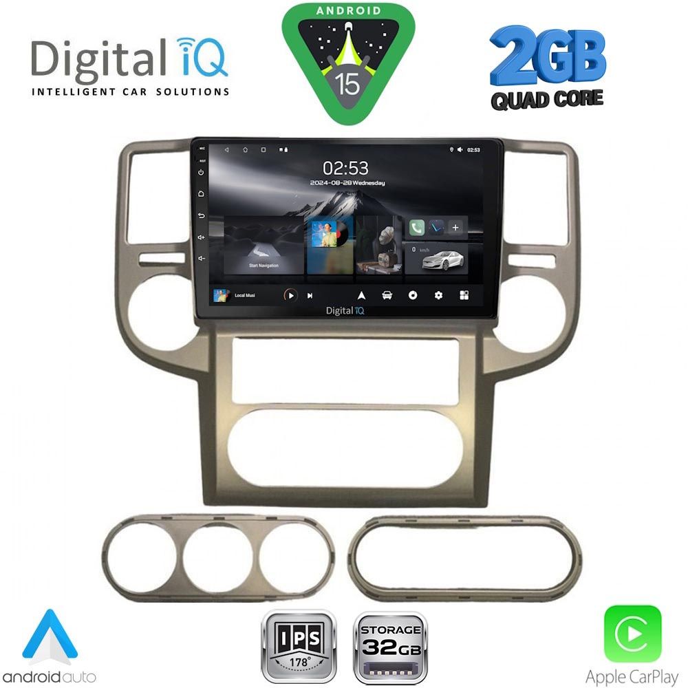 RSD1475_15 DIGITAL IQ RSD 1475B_CPA (10inc) MULTIMEDIA TABLET for NISSAN XTRAIL mod. 2004-2007 - Image 1
