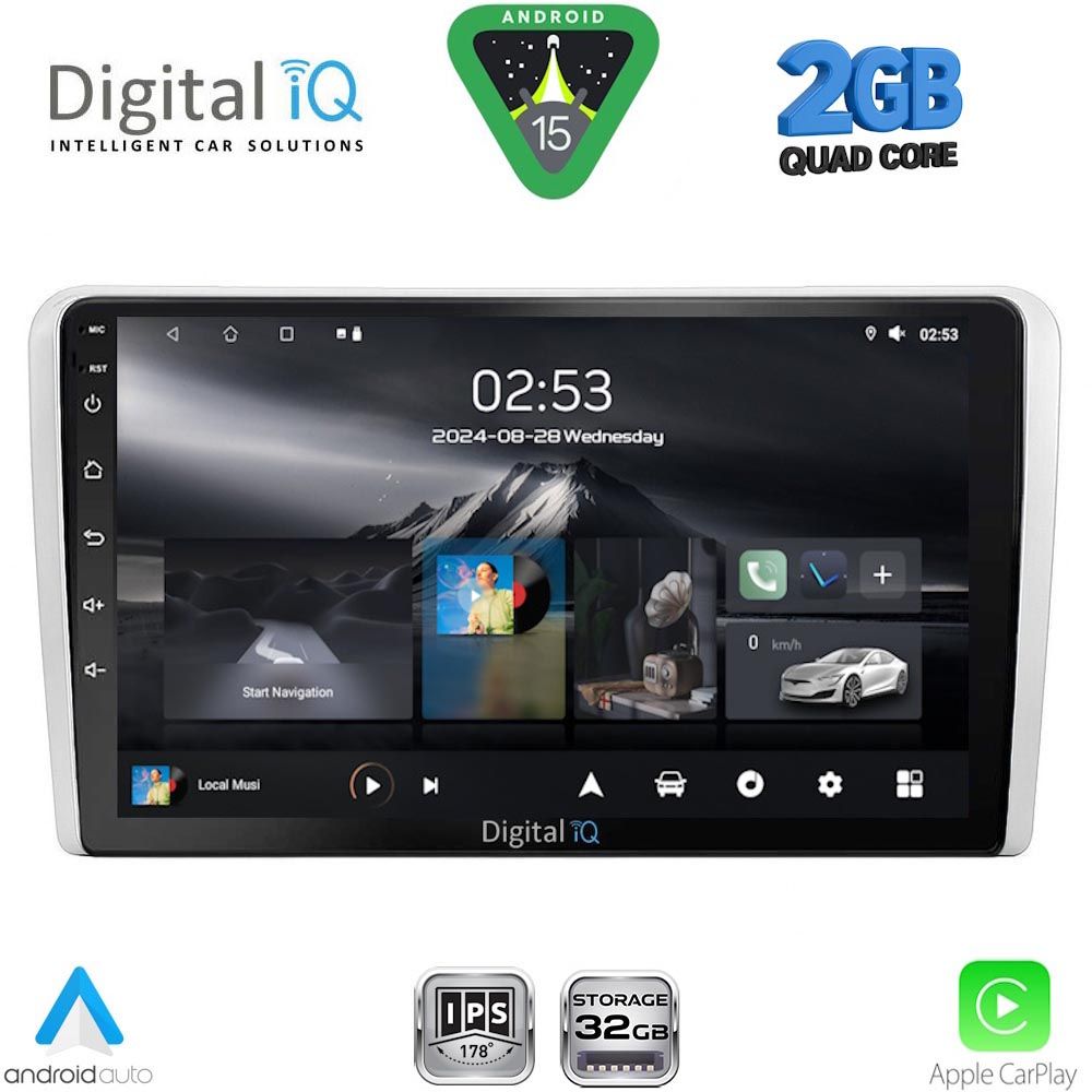 RSD1481SL_15 DIGITAL IQ RSD 1481SL_CPA (9inc) MULTIMEDIA TABLET for OPEL ALL mod. 2004-2014 (SILVER) - Image 1