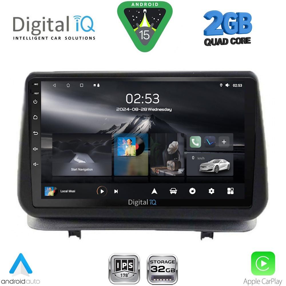 RSD1543_15 DIGITAL IQ RSD 1543_CPA (9inc) MULTIMEDIA TABLET for RENAULT CLIO mod. 2005-2011 - Image 1