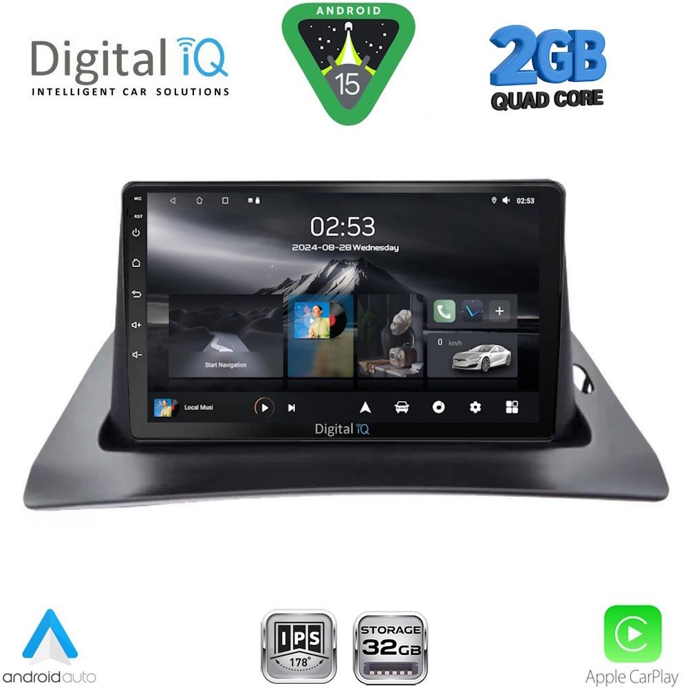 RSD1550_15 DIGITAL IQ RSD 1550_CPA (9inc) MULTIMEDIA TABLET for RENAULT KANGOO mod. 2010-2021 - Image 1