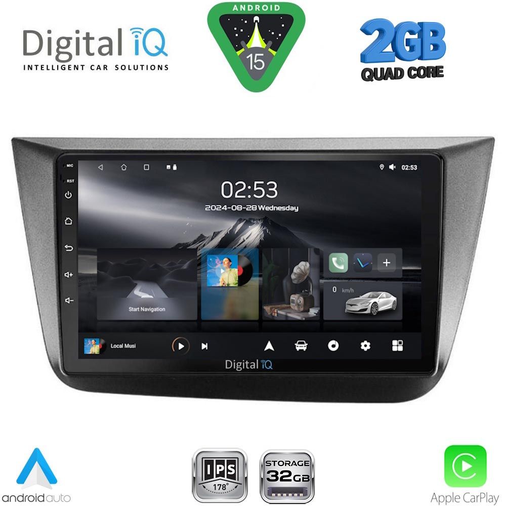 RSD1570_15 DIGITAL IQ RSD 1570_CPA (9inc) MULTIMEDIA TABLET for SEAT ALTEA mod. 2004-2015 - Image 1