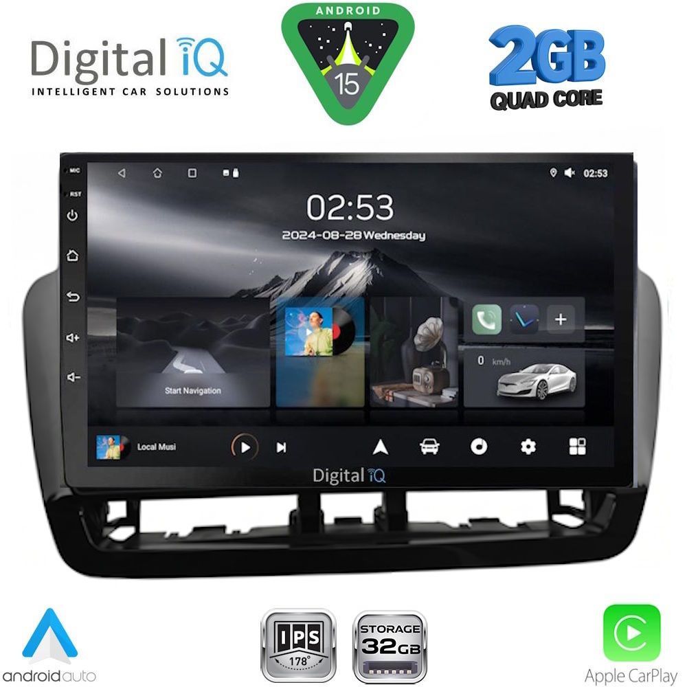 RSD1572BL_15 DIGITAL IQ RSD 1572BL_CPA (9inc) MULTIMEDIA TABLET for SEAT IBIZA mod. 2012-2015 - Image 1