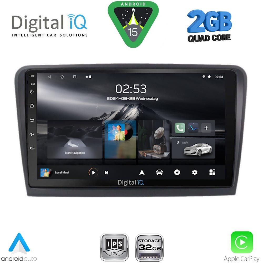 RSD1601_15 DIGITAL IQ RSD 1601_CPA (9inc) MULTIMEDIA TABLET for SKODA RAPID mod. 2012-2023 - Image 1