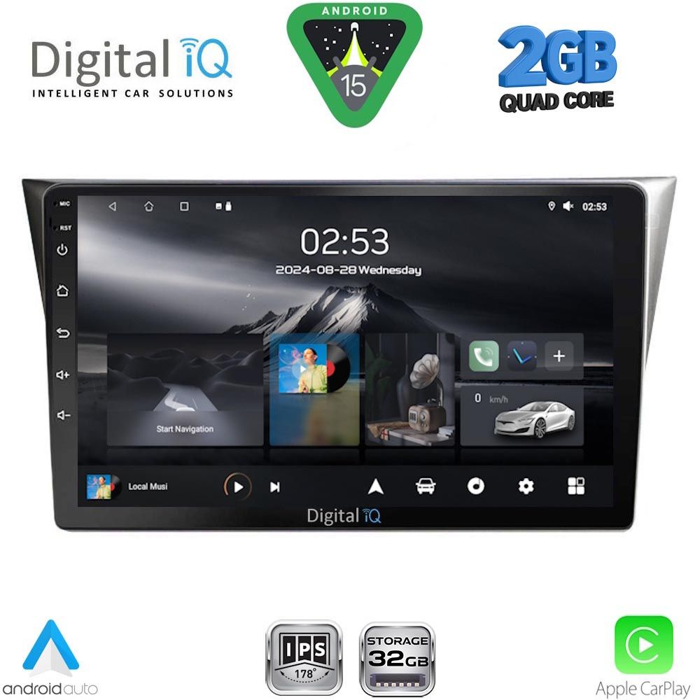 RSD1659_15 DIGITAL IQ RSD 1659_CPA (9inc) MULTIMEDIA TABLET for SUBARU IMPREZA mod. 2002-2008 - Image 1