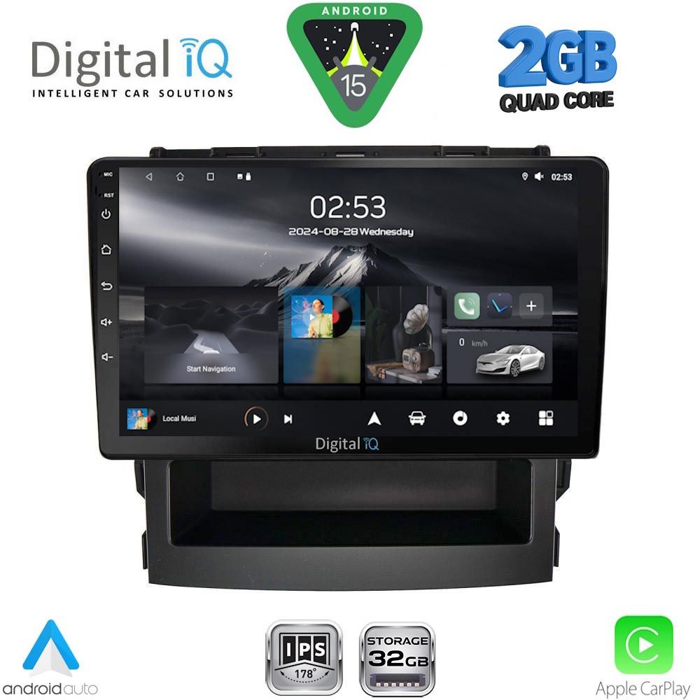 RSD1664_15 DIGITAL IQ RSD 1664_CPA (9inc) MULTIMEDIA TABLET for SUBARU FORESTER - IMPREZA mod. 2019-2025 - Image 1