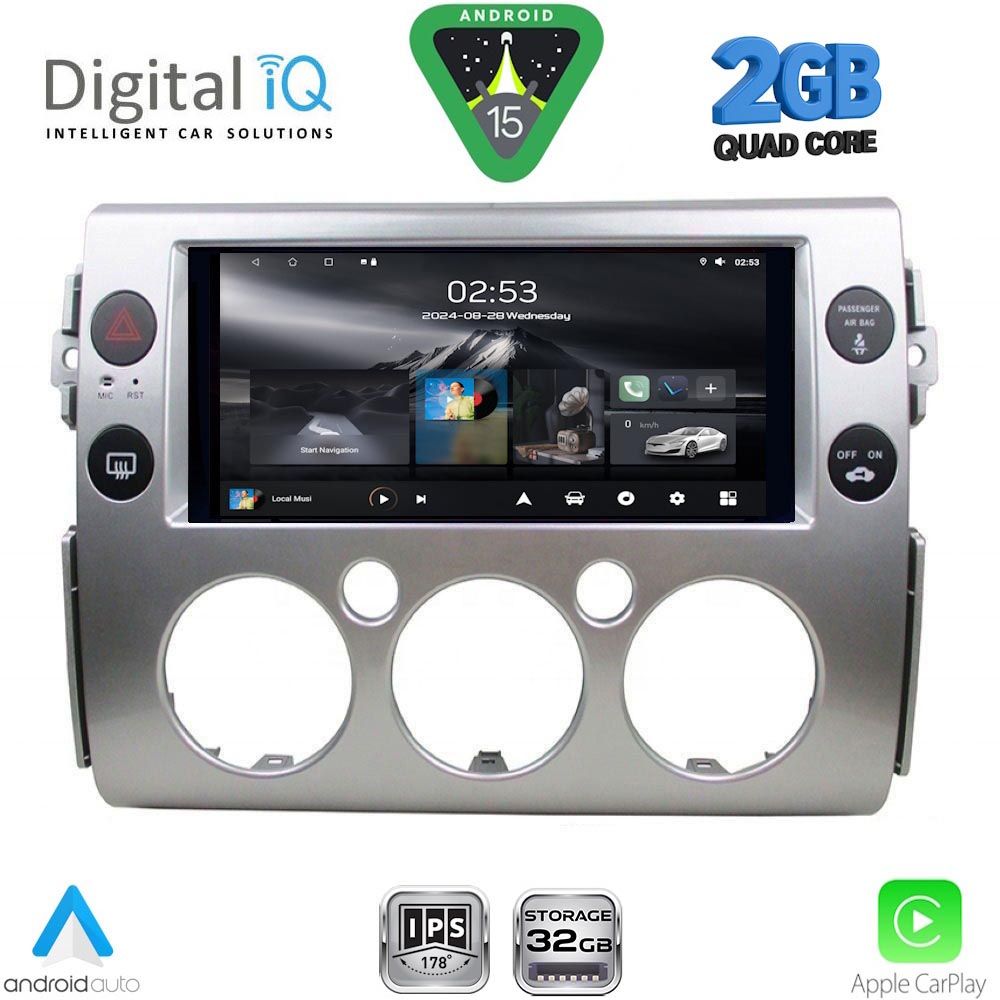 RSD1717_15 DIGITAL IQ RSD 1717_CPA (9inc) MULTIMEDIA TABLET for TOYOTA FJ CRUISER mod. 2007-2022 - Image 1