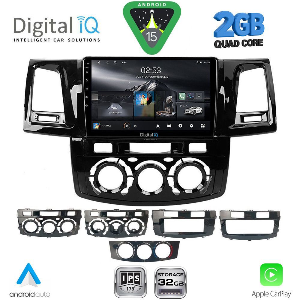 RSD1720n_15 DIGITAL IQ RSD 1720_CPA (9inc) MULTIMEDIA TABLET for TOYOTA HILUX mod. 2005-2016 - Image 1