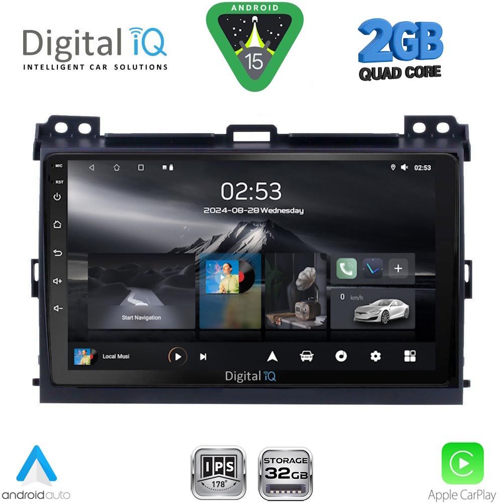 RSD1723_15 DIGITAL IQ RSD 1723_CPA (9inc) MULTIMEDIA TABLET for TOYOTA LANDCRUISER mod. 2002-2008 - Image 1