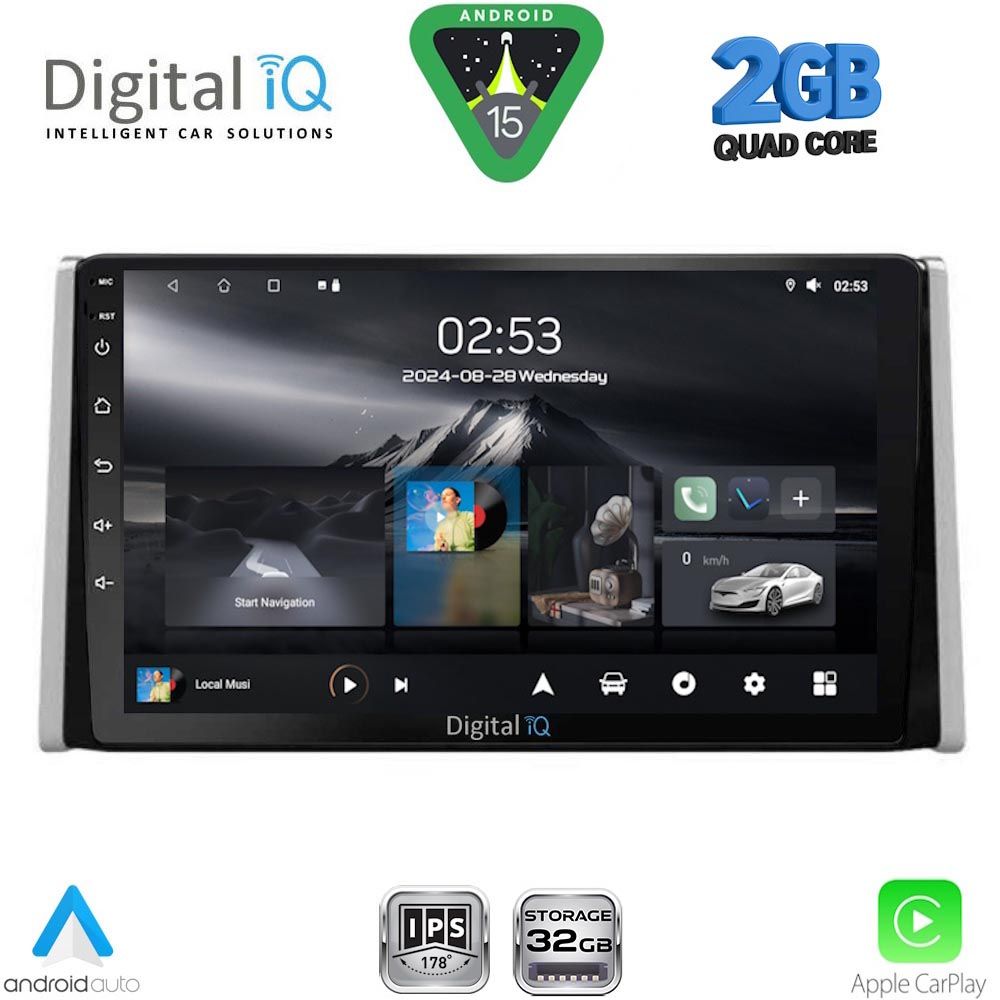 RSD1734_15 DIGITAL IQ RSD 1734_CPA (10inc) MULTIMEDIA TABLET for TOYOTA RAV 4 mod. 2019-2026 - Image 1