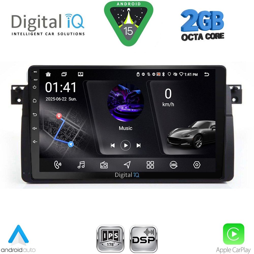 RSF4042_15 DIGITAL IQ RSF 4042_CPA (9inc) MULTIMEDIA TABLET for BMW E46 mod. 1998-2005 - Image 1