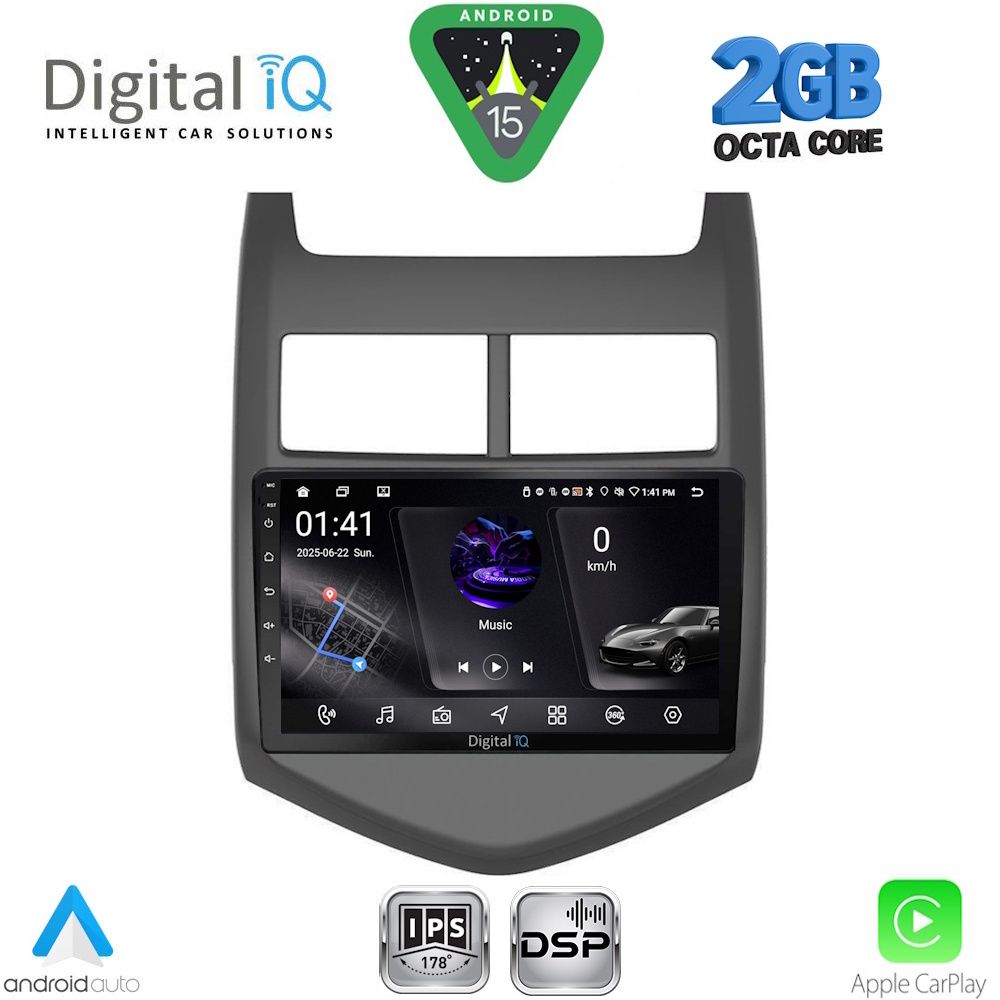 RSF4074_15 DIGITAL IQ RSF 4074A_CPA (9inc) MULTIMEDIA TABLET for CHEVROLET AVEO mod. 2011-2014 - Image 1