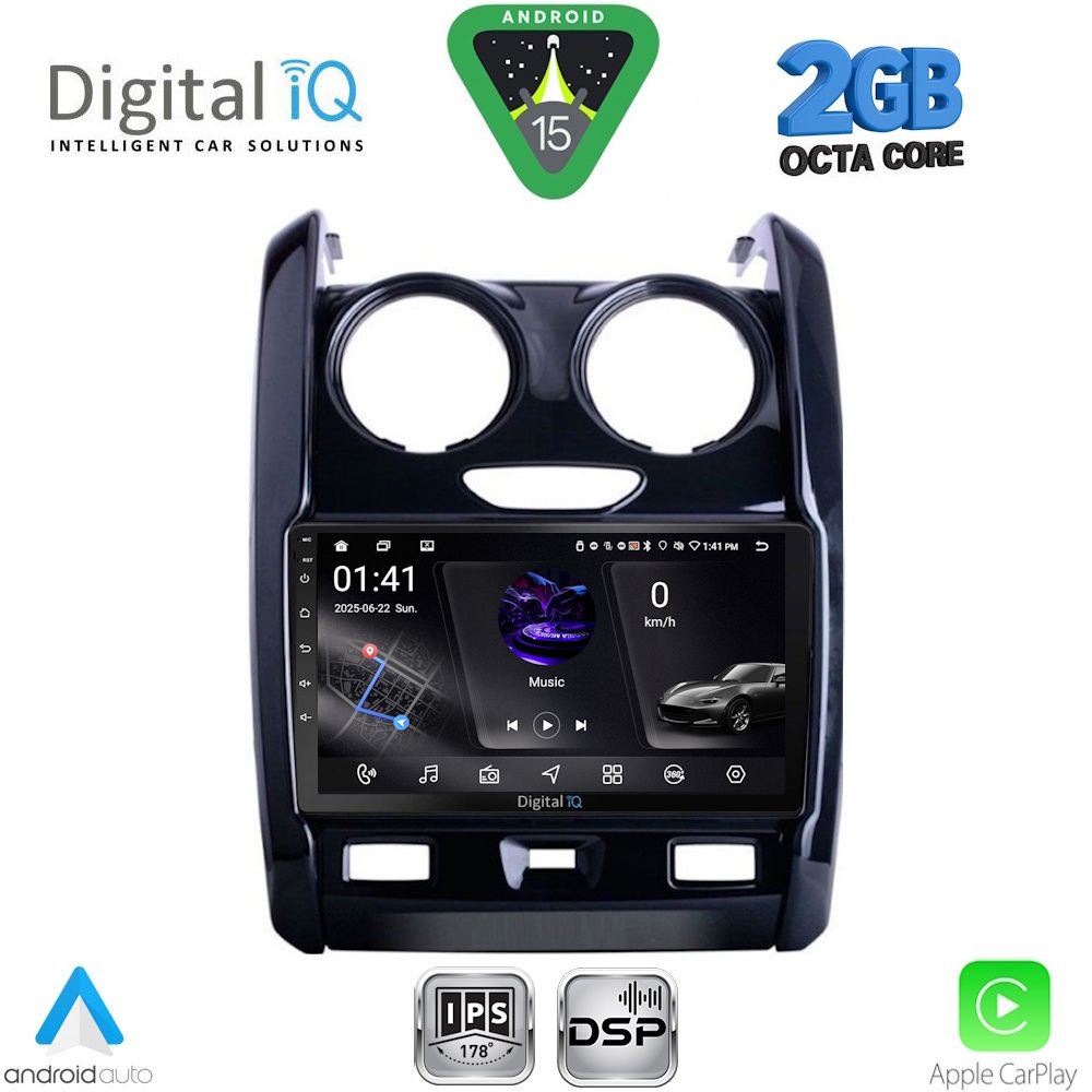 RSF4103_15 DIGITAL IQ RSF 4103_CPA (9inc) MULTIMEDIA TABLET for DACIA DUSTER mod. 2012-2019 - Image 1