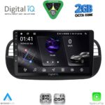DIGITAL IQ RSF 4130BL_CPA (9inc) MULTIMEDIA TABLET for FIAT 500 mod. 2007-2015 (BLACK)