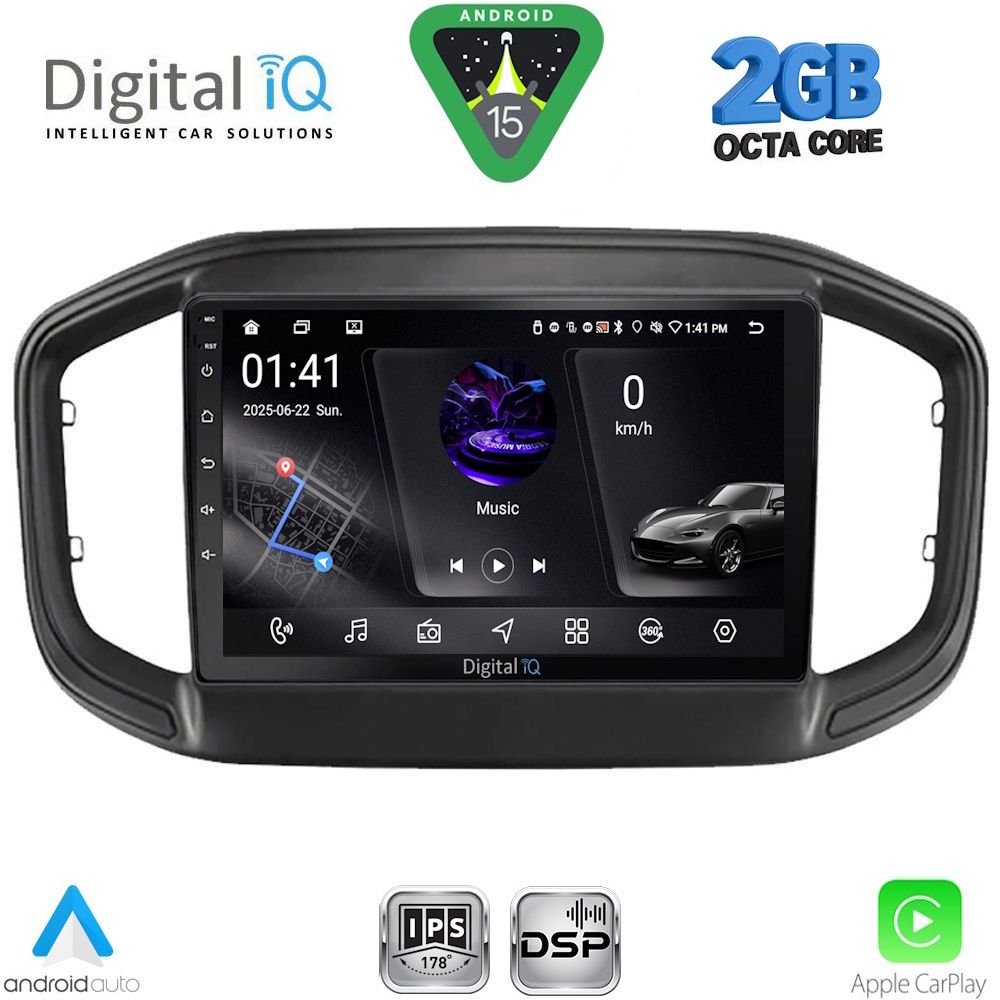 RSF4147_15 DIGITAL IQ RSF 4147_CPA (9inc) MULTIMEDIA TABLET for FIAT STRADA mod. 2020-2026 - Image 1