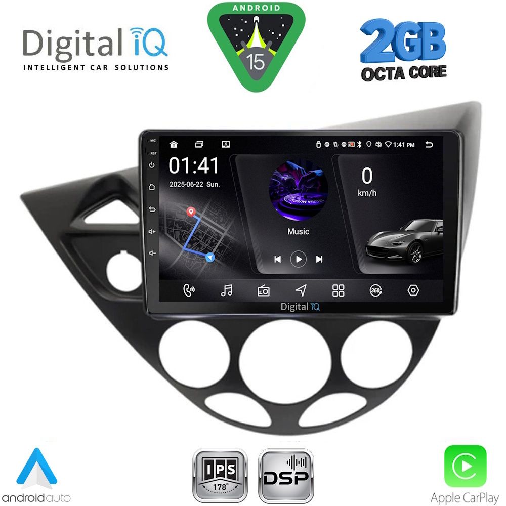 RSF4169_15 DIGITAL IQ RSF 4169_CPA (9inc) MULTIMEDIA TABLET for FORD FOCUS mod. 1998-2004 - Image 1