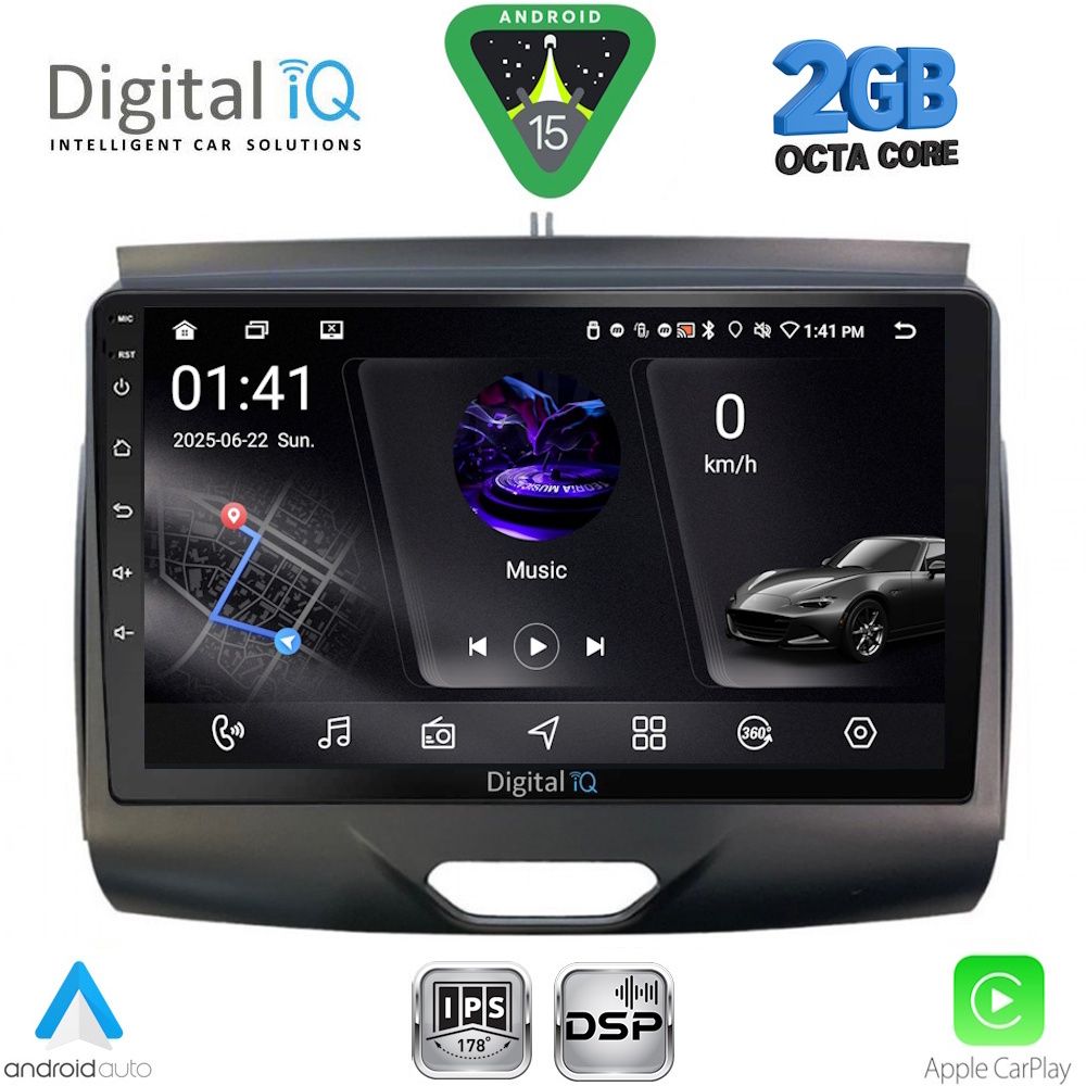 RSF4172_15_ DIGITAL IQ RSF 4172B_CPA (9inc) MULTIMEDIA TABLET for FORD RANGER mod. 2015-2018 - Image 1