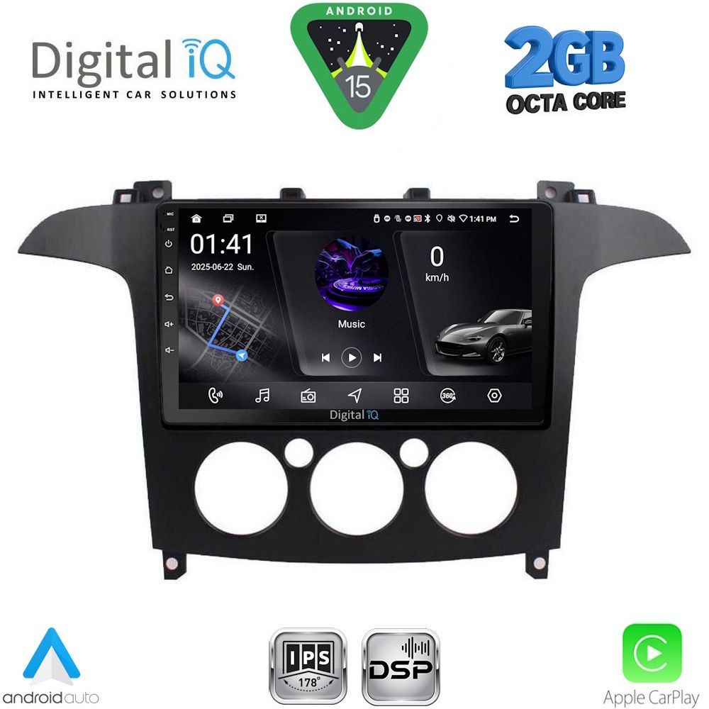 RSF4175AC_15 DIGITAL IQ RSF 4175_CPA A/C (9inc) MULTIMEDIA TABLET for FORD SMAX mod. 2006-2014 - Image 1