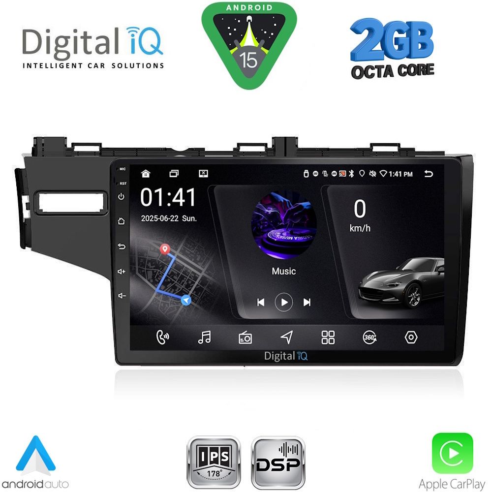 RSF4212_15 DIGITAL IQ RSF 4212_CPA (10inc) MULTIMEDIA TABLET for HONDA JAZZ mod. 2013-2019 - Image 1