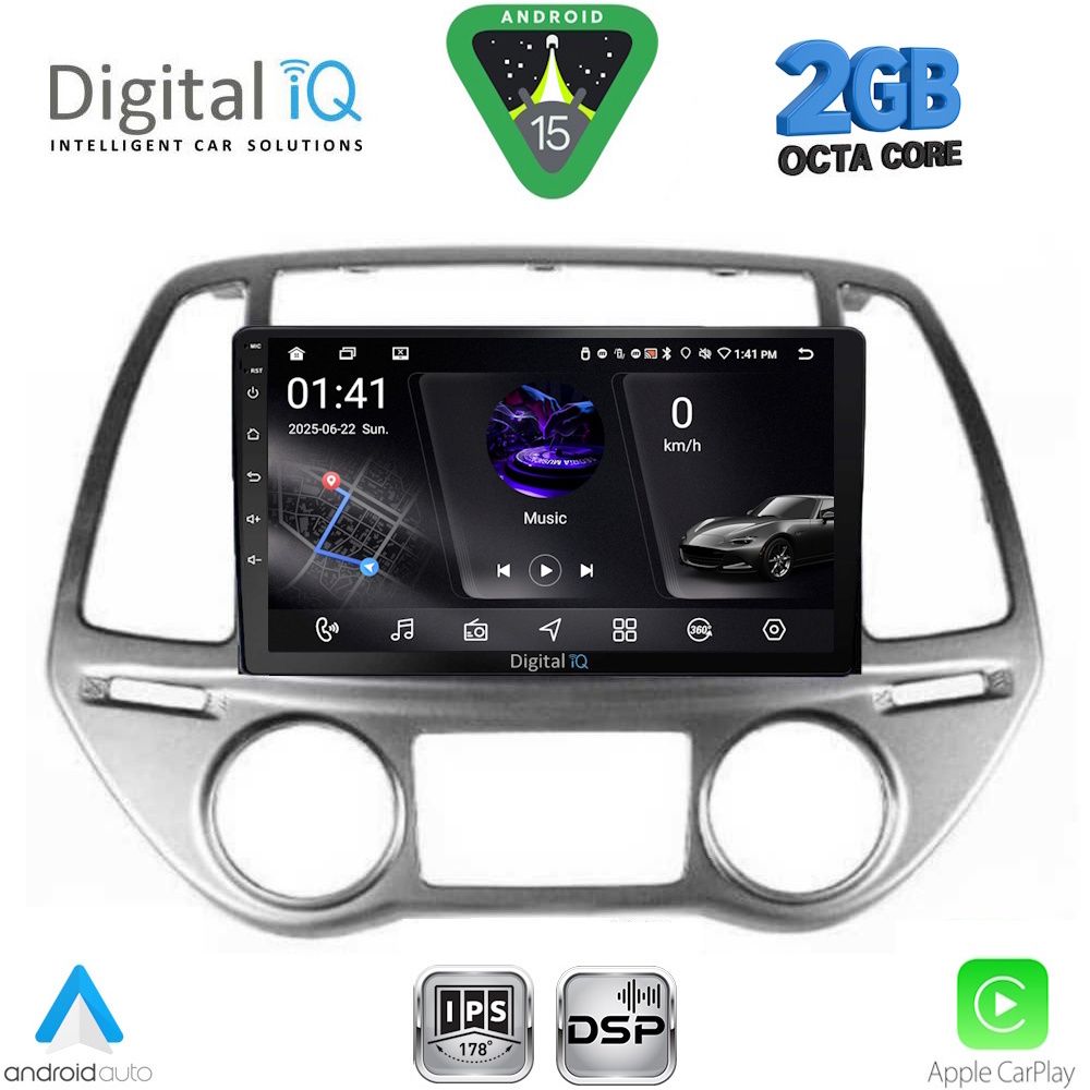RSF4227CL_15 DIGITAL IQ RSF 4227_CPA CLIMA (9inc) MULTIMEDIA TABLET for HYUNDAI i20 mod. 2008-2012 - Image 1
