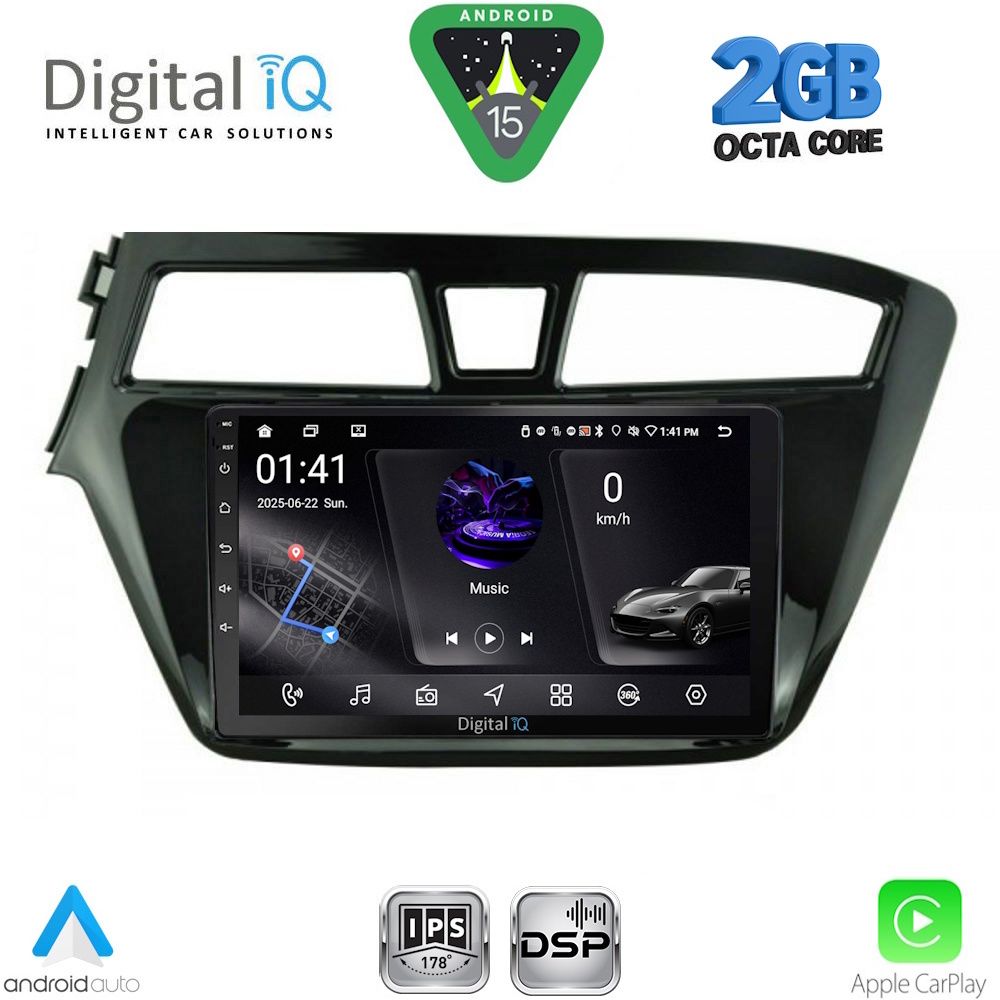 RSF4229_15 DIGITAL IQ RSF 4229_CPA (9inc) MULTIMEDIA TABLET for HYUNDAI i20 mod. 2014-2018 - Image 1