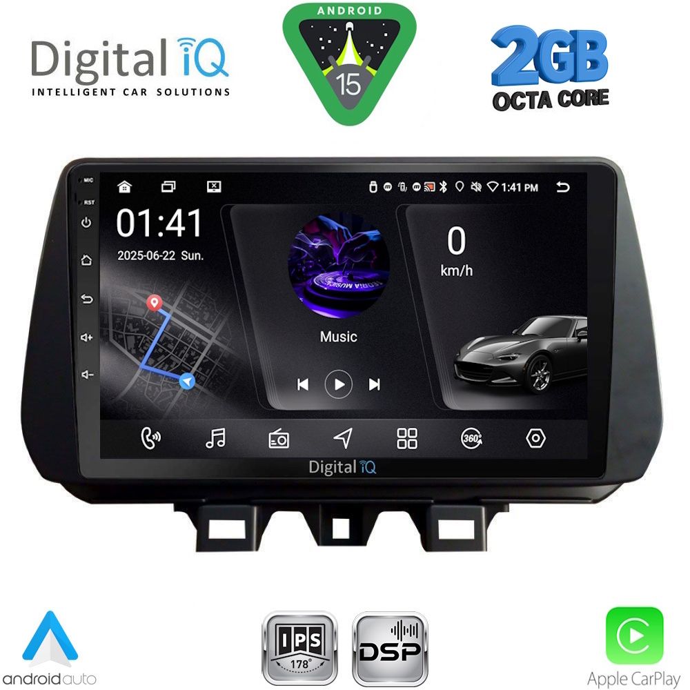 RSF4244_15 DIGITAL IQ RSF 4244_CPA (9inc) MULTIMEDIA TABLET for HYUNDAI TUCSON mod. 2019-2023 - Image 1