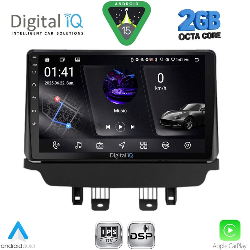 RSF4362_15 DIGITAL IQ RSF 4362_CPA (9inc) MULTIMEDIA TABLET for MAZDA 2 mod. 2014-2023 - Image 1