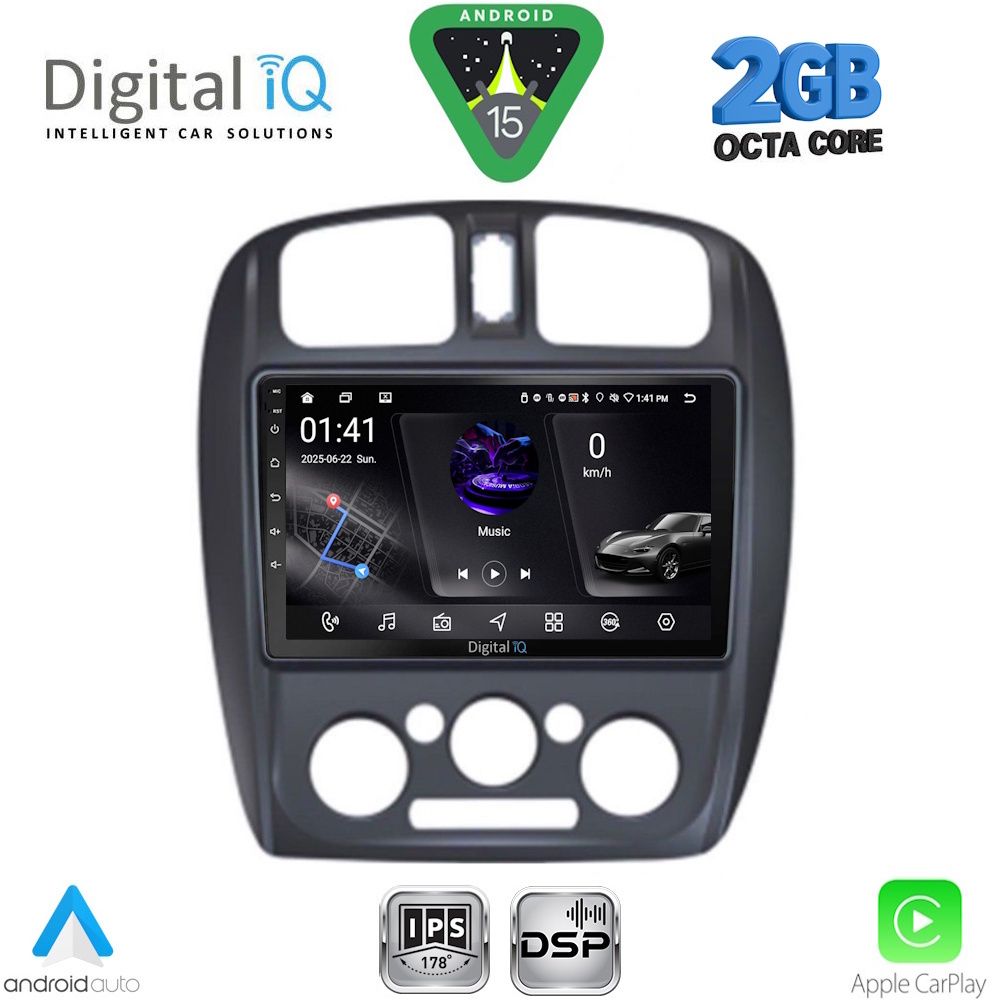 RSF4363_15 DIGITAL IQ RSF 4363_CPA (9inc) MULTIMEDIA TABLET for MAZDA 323 mod. 1998-2004 - Image 1