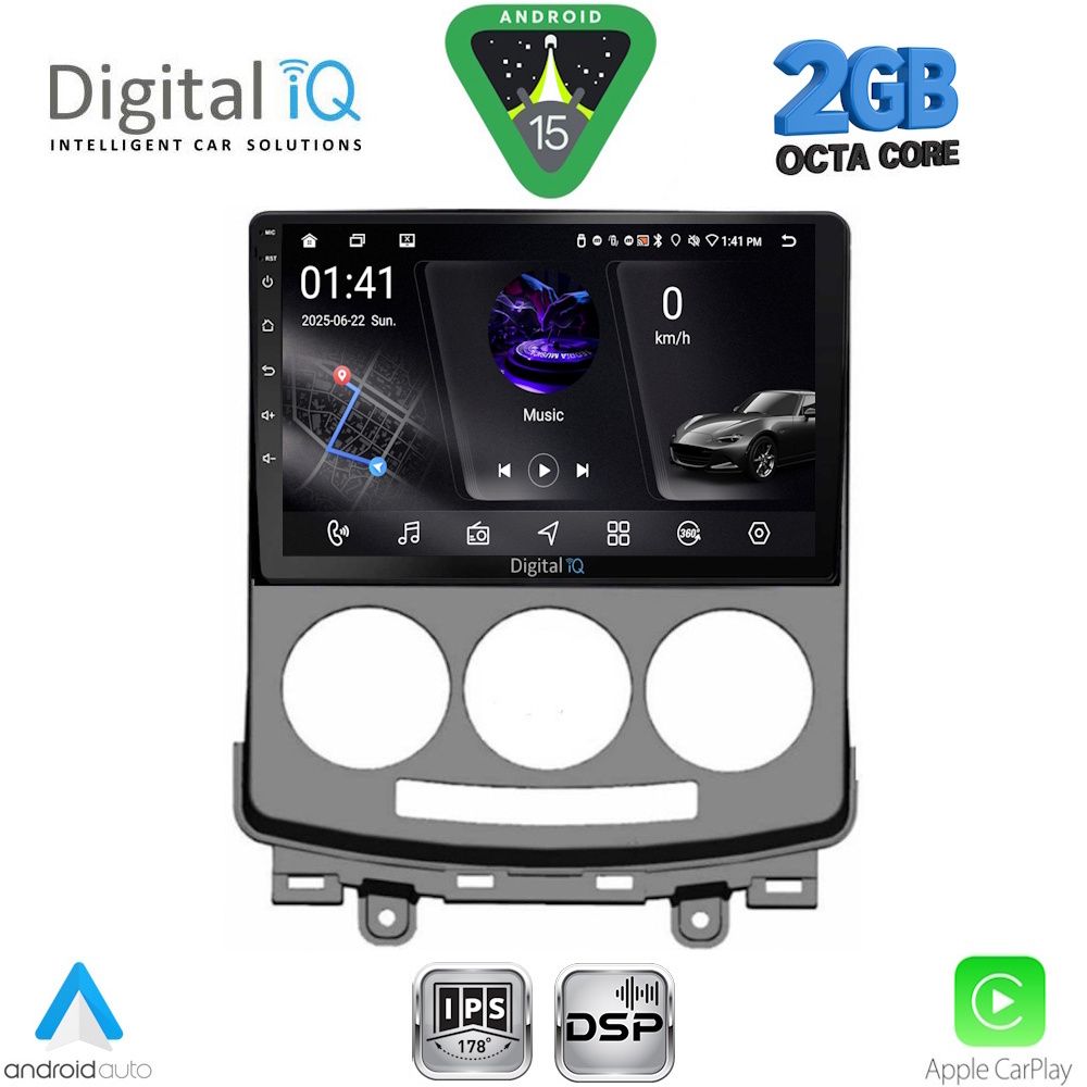 RSF4370_15 DIGITAL IQ RSF 4370_CPA (9inc) MULTIMEDIA TABLET for MAZDA 5 mod. 2004-2010 - Image 1
