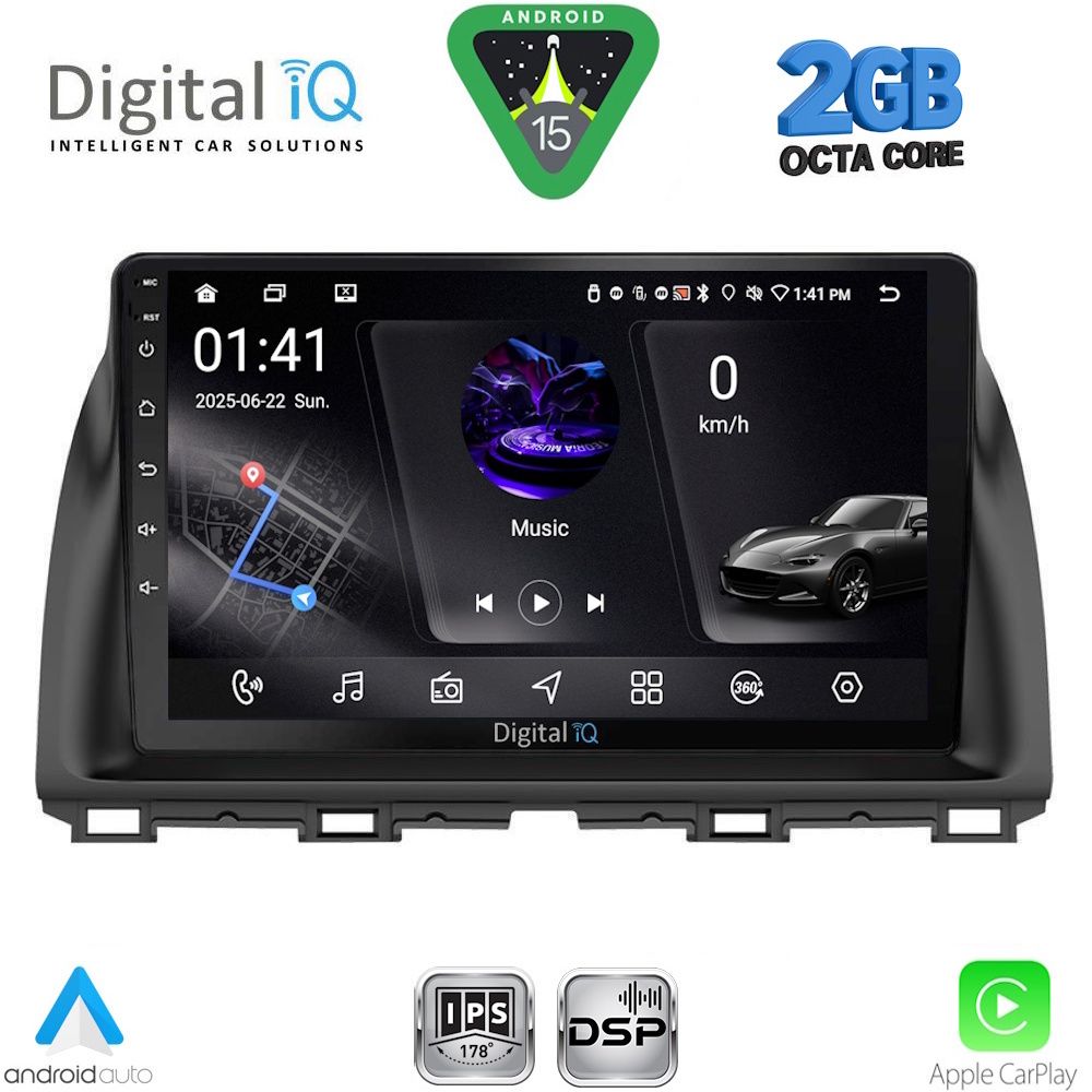 RSF4380_15 DIGITAL IQ RSF 4380_CPA (10inc) MULTIMEDIA TABLET for MAZDA CX5 mod. 2013-2017 - Image 1