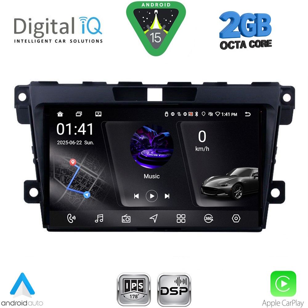 RSF4389_15 DIGITAL IQ RSF 4389_CPA (9inc) MULTIMEDIA TABLET for MAZDA CX7 mod. 2006-2012 - Image 1