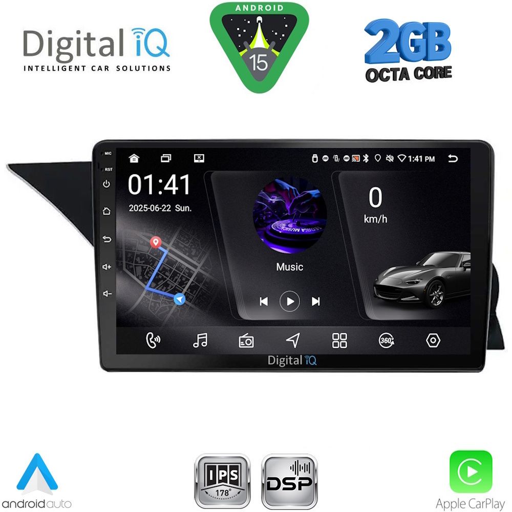 RSF4412_15 DIGITAL IQ RSF 4412_CPA (NTG 4.5) (9inc) MULTIMEDIA TABLET for MERCEDES GLK (X204) mod. 2013-2017 - Image 1