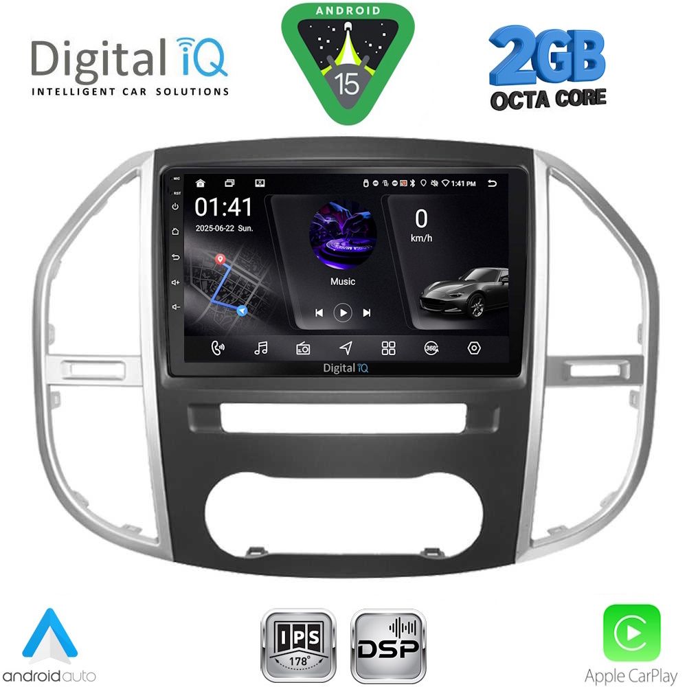 RSF4429_15 DIGITAL IQ RSF 4429_CPA (10inc) MULTIMEDIA TABLET for MERCEDES VITO – VIANO (W447) mod. 2015-2024 - Image 1