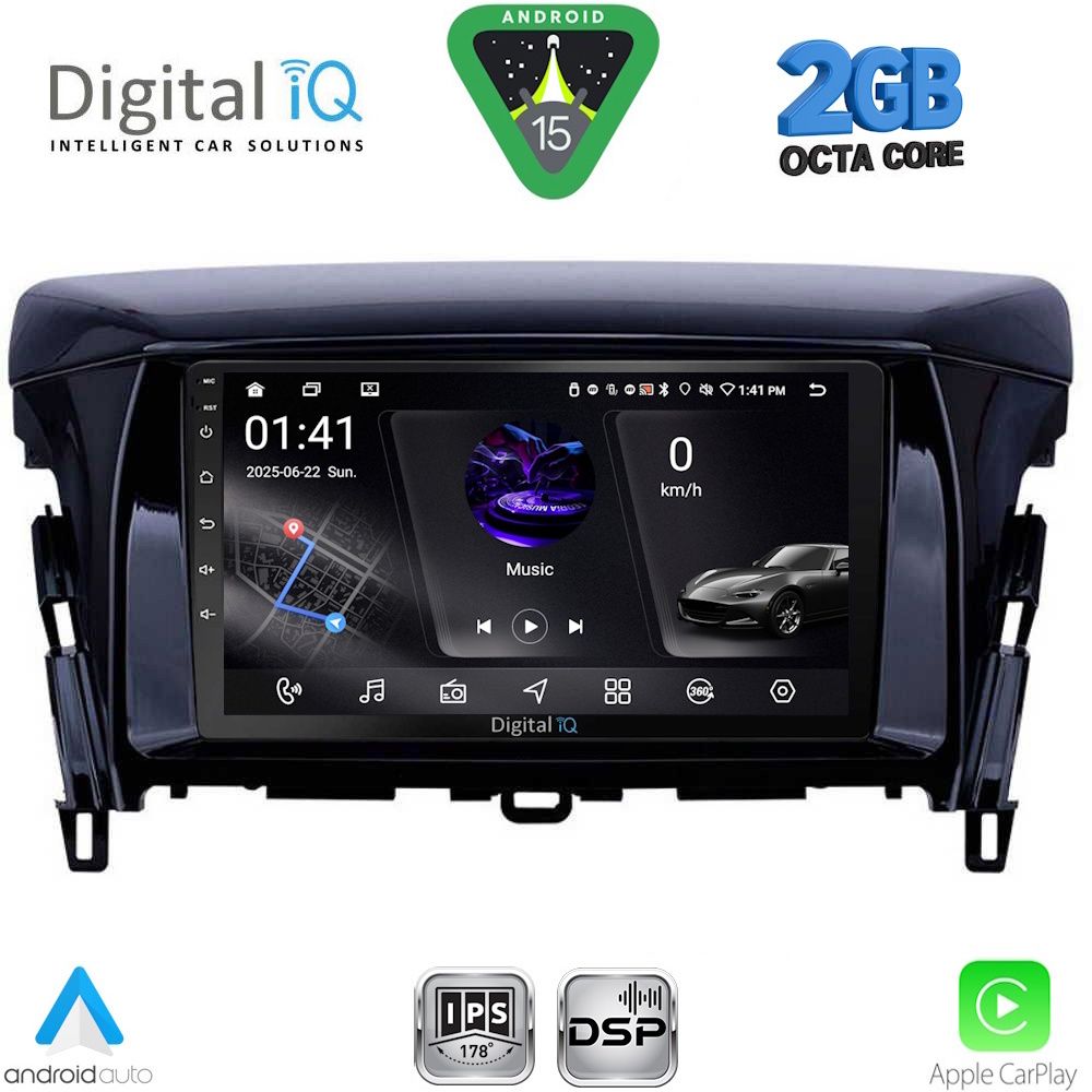 RSF4432_15 DIGITAL IQ RSF 4432_CPA (9inc) MULTIMEDIA TABLET for MITSUBISHI ECLIPSE CROSS mod. 2018-2026 - Image 1