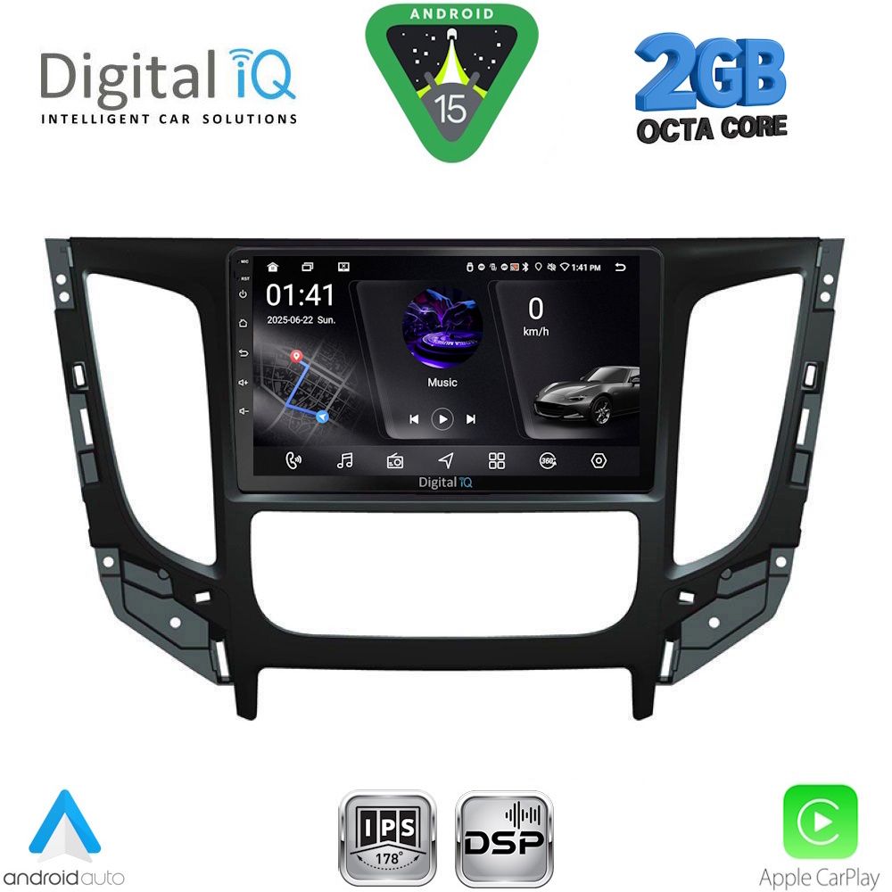 RSF4437CL_15 DIGITAL IQ RSF 4437_CPA CLIMA (9inc) MULTIMEDIA TABLET for MITSUBISHI L200 mod. 2015-2019 with CLIMA - Image 1
