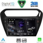DIGITAL IQ RSF 4511BL_CPA (9inc) MULTIMEDIA TABLET for CITROEN ELYSEE – PEUGEOT 301 mod. 2013-2026 (BLACK)