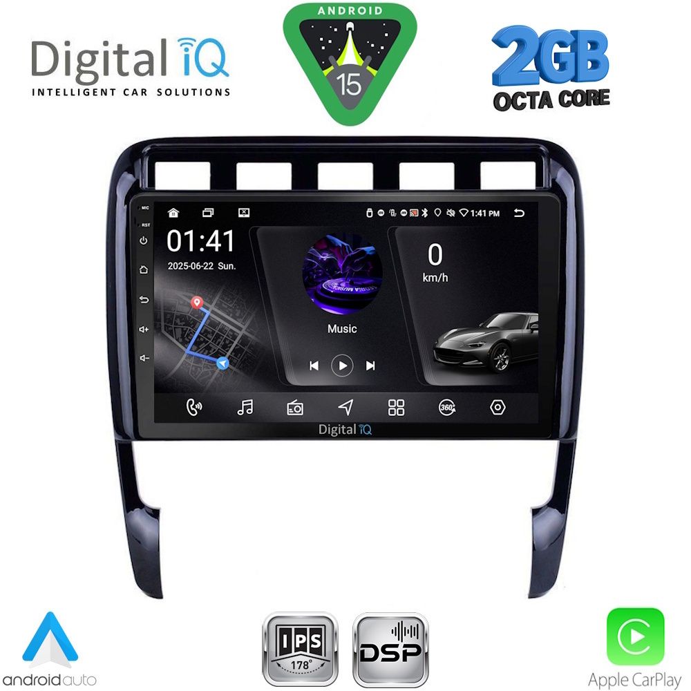 RSF4535_15 DIGITAL IQ RSF 4535_CPA (9inc) MULTIMEDIA TABLET for PORSCHE CAYENNE mod. 2002-2011 - Image 1