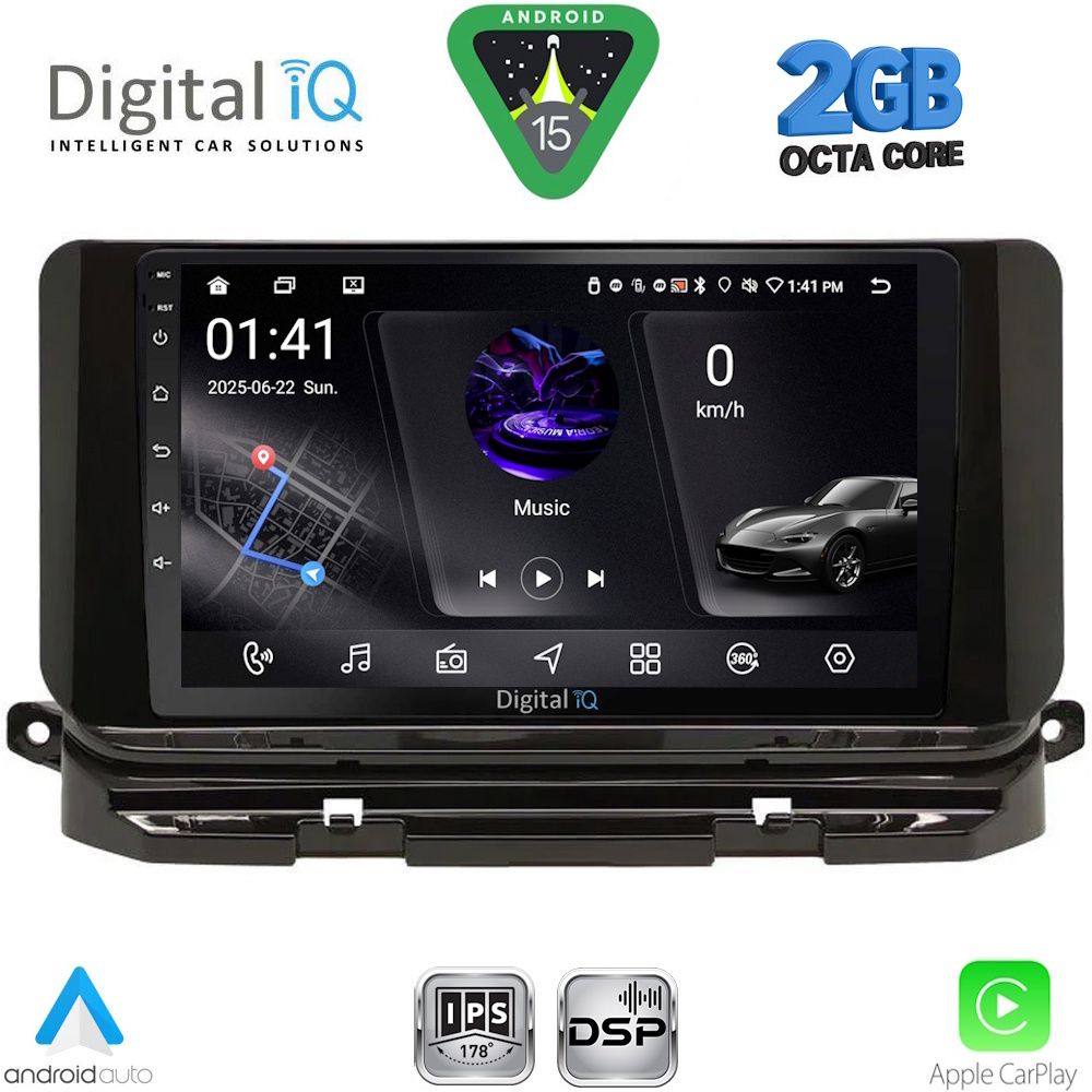 RSF4598_15 DIGITAL IQ RSF 4598_CPA (10inc) MULTIMEDIA TABLET for SKODA OCTAVIA 8 mod. 2021-2026 - Image 1