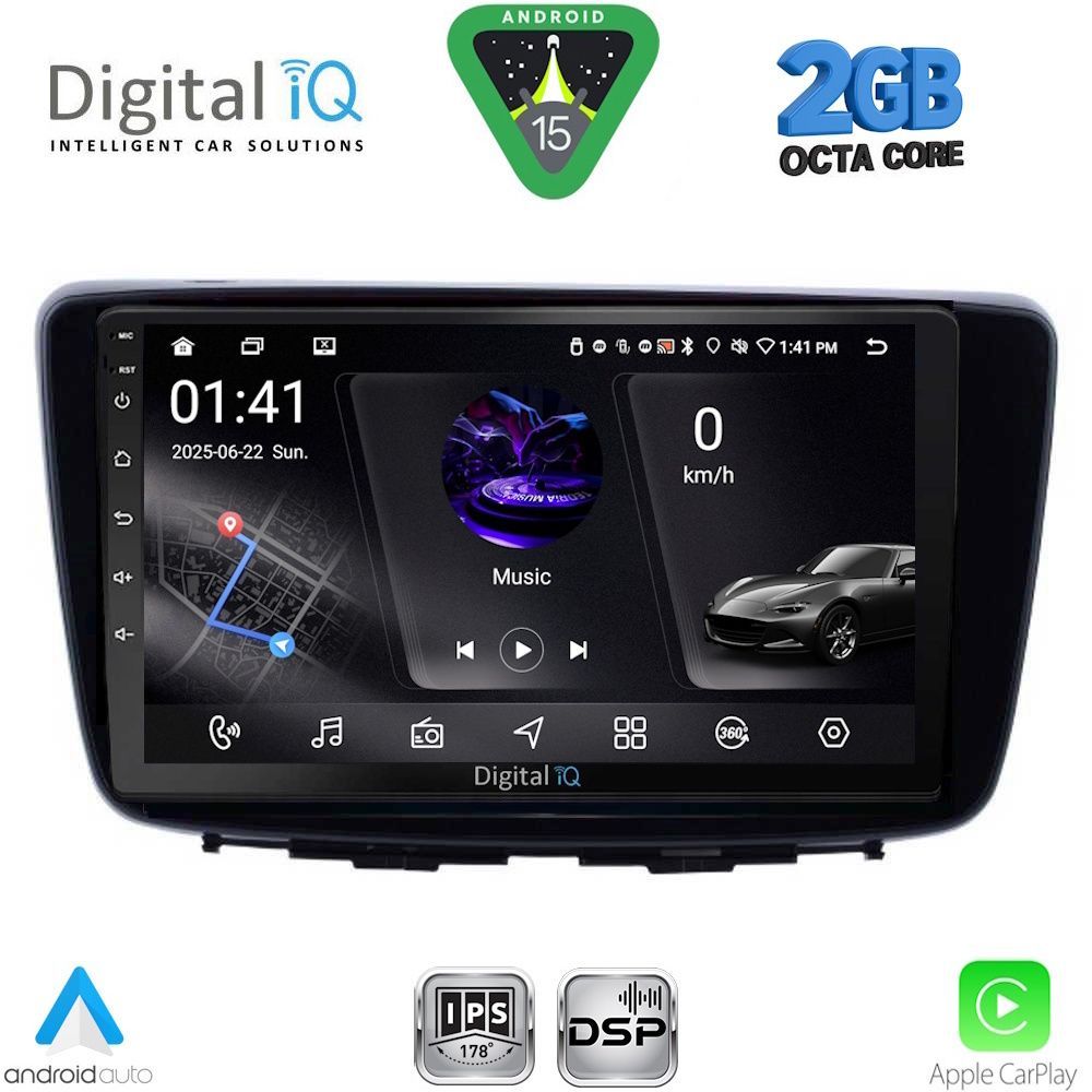 RSF4672_15 DIGITAL IQ RSF 4672_CPA (9inc) MULTIMEDIA TABLET for SUZUKI BALENO mod. 2016-2022 - Image 1
