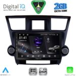 DIGITAL IQ RSF 4719_CPA (10inc) MULTIMEDIA TABLET for TOYOTA HIGHLANDER mod. 2008-2015