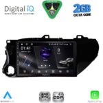 DIGITAL IQ RSF 4721_CPA (10inc) MULTIMEDIA TABLET for TOYOTA HILUX mod. 2017-2026