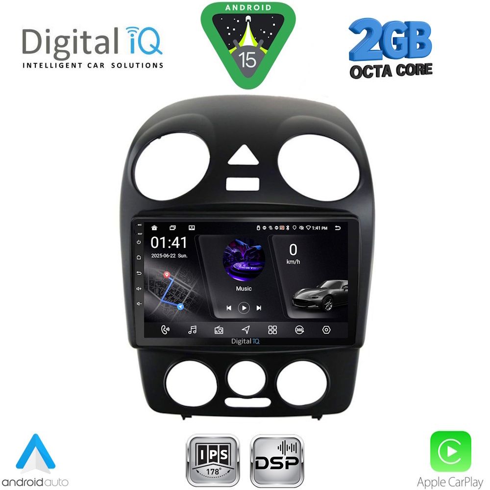 RSF4742-15 DIGITAL IQ RSF 4742_CPA (9inc) MULTIMEDIA TABLET for VW BEETLE mod. 2004-2011 - Image 1