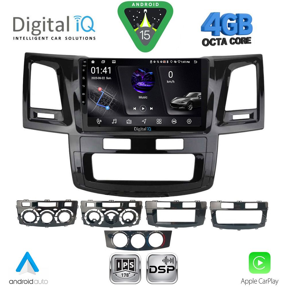 RSG6720n_15_ DIGITAL IQ RTG 6720_CPA (9inc) MULTIMEDIA TABLET for TOYOTA HILUX mod. 2005-2016 - Image 1